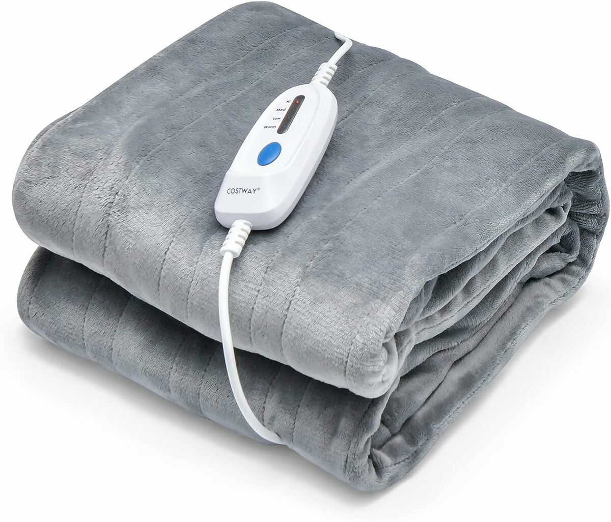 Bild 1 von COSTWAY Heizdecke 130 x 180 cm, Wärmedecke mit Abschaltautomatik