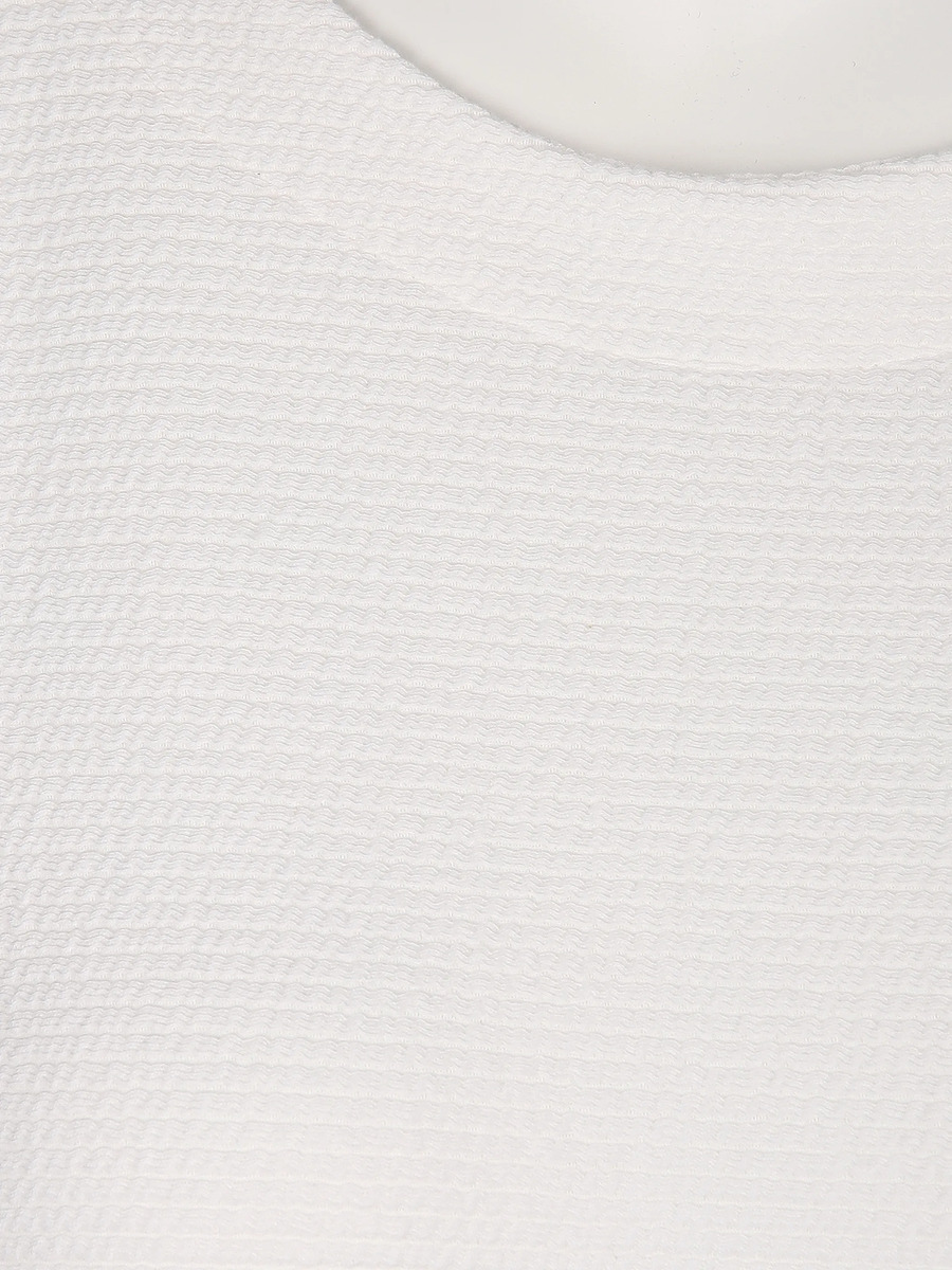 Bild 3 von Damen Jaquard Shirt mit Ripp-Struktur
                 
                                                        Weiß