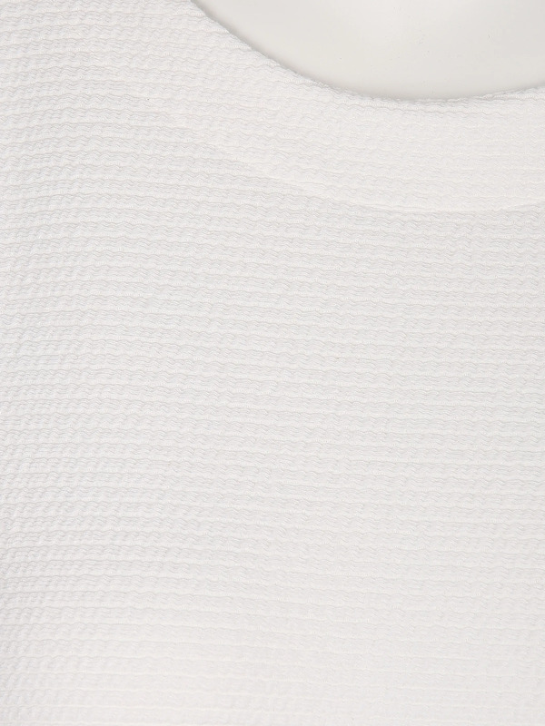 Bild 3 von Damen Jaquard Shirt mit Ripp-Struktur
                 
                                                        Weiß