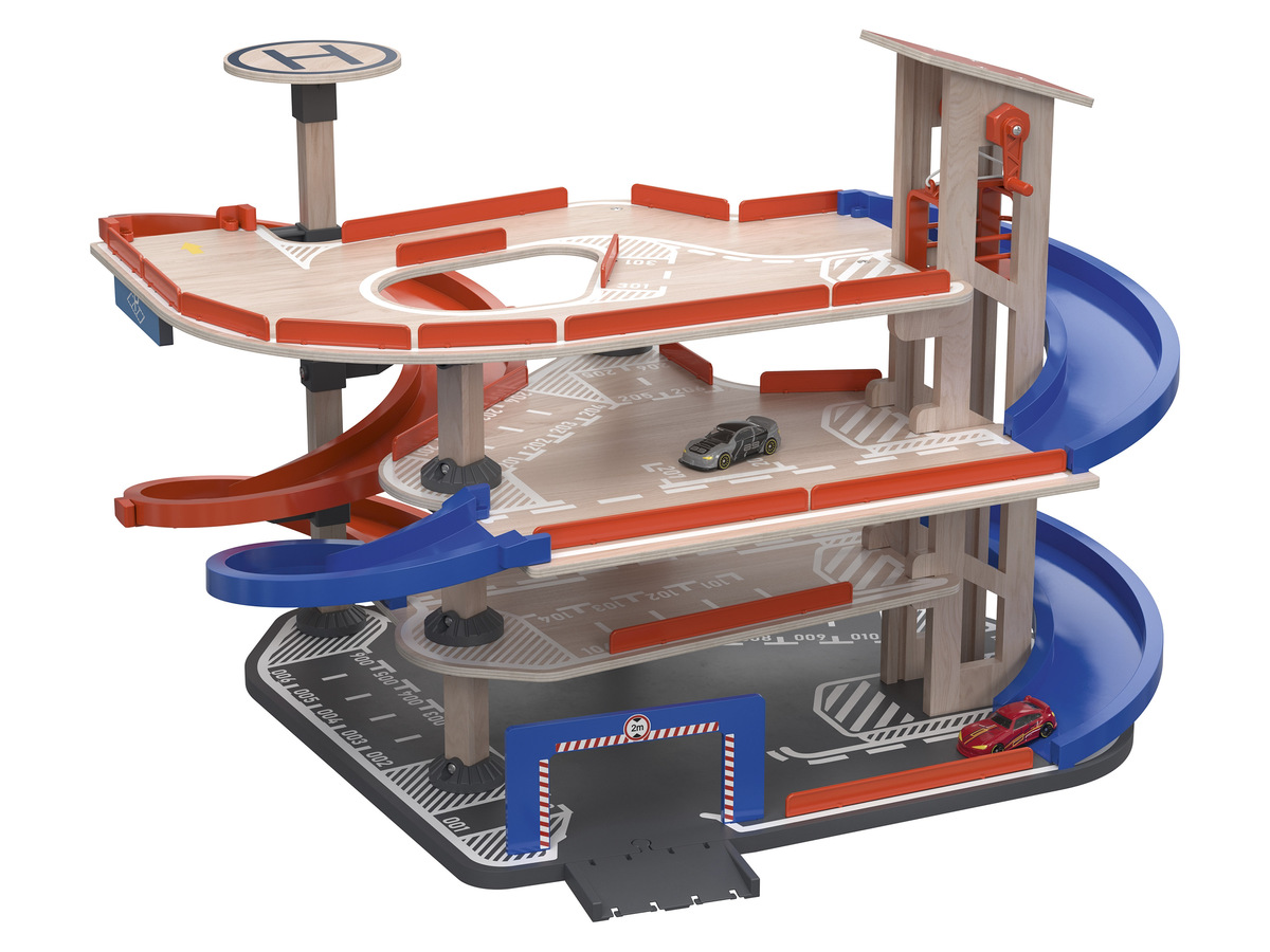 Bild 1 von Parkgarage »Playtive Racers«, aus Holz, mit zwei Fahrzeugen