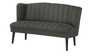 Twist Küchensofa  Webstoff meliert Rina schwarz Maße (cm): B: 180 H: 92 T: 76 Bänke