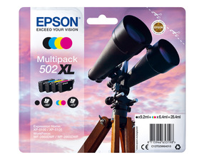 EPSON »502 XL« Fernglas Multipack Tintenpatronen Schwarz/Cyan/Magenta/Gelb