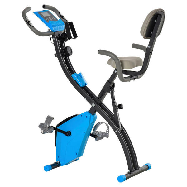 Bild 1 von HOMCOM Fahrradtrainer blau Stahl B/H/L: ca. 51x115x97 cm