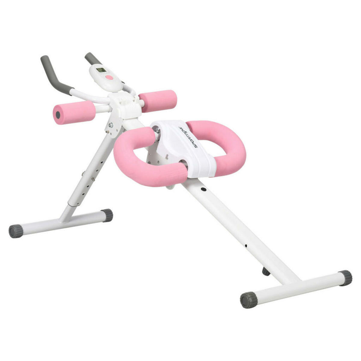 Bild 1 von SPORTNOW Bauchtrainer weiß Stahl B/H/L: ca. 48x82x115 cm