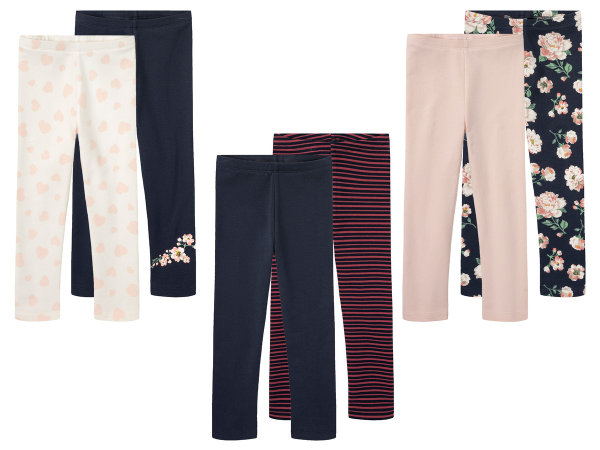 Bild 1 von lupilu® Kinder Thermoleggings, 2 Stück, mit hohem Baumwollanteil