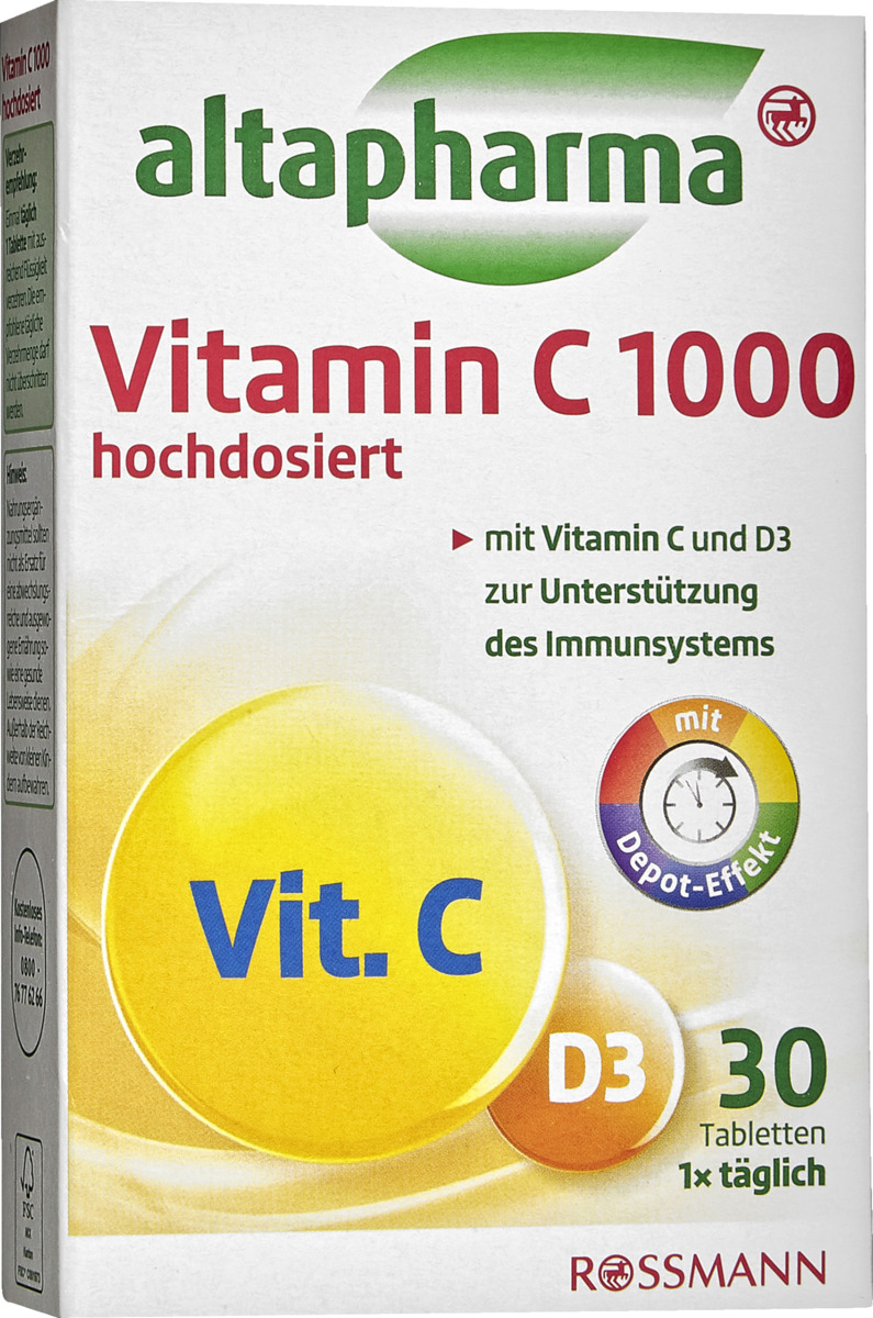 Bild 1 von altapharma Vitamin C 1000 hochdosiert