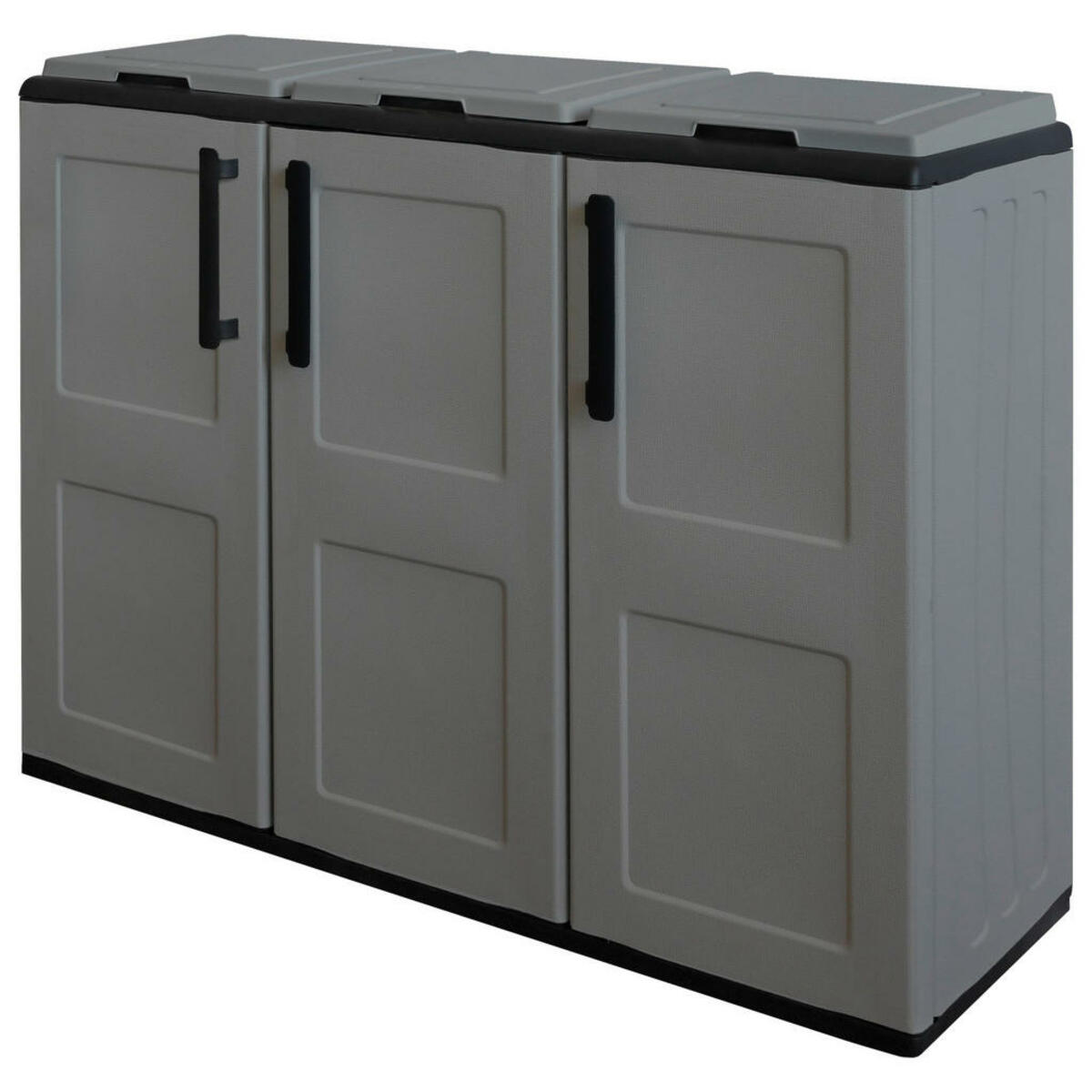 Bild 1 von Artplast Mülltrennungsschrank Free grau Kunststoff B/H/T: ca. 102x84x37 cm