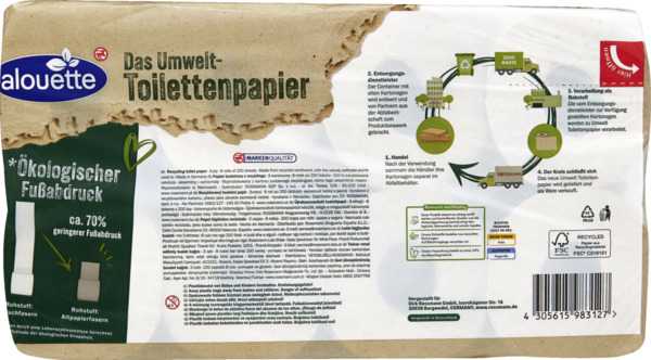 Bild 2 von alouette Umwelt Toilettenpapier