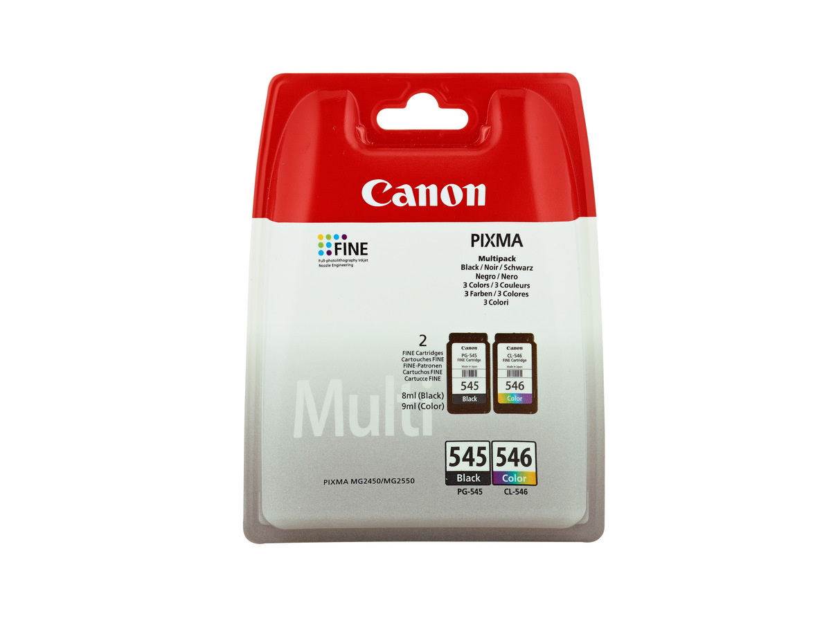 Bild 1 von Canon »PG-545/CL-546« Multipack Druckerpatronen Schwarz/Dreifarbig