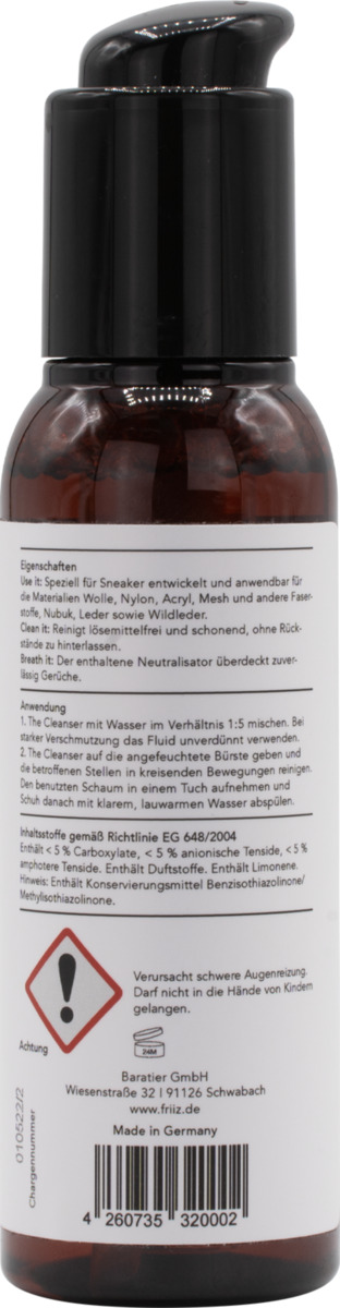 Bild 3 von friiz The Cleanser N°2 Sneaker-Reinigungs-Konzentrat mit Schuhbürste