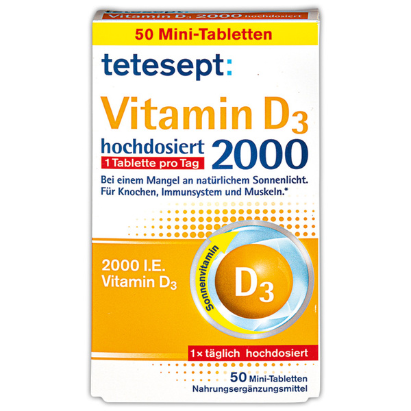 Bild 1 von Tetesept Vitamin D3 2000