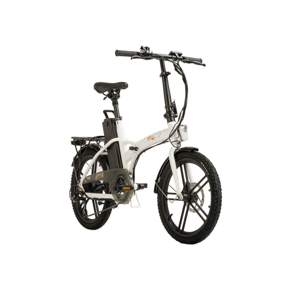 Bild 1 von skyjet E-Faltrad 2S 20 Zoll Rahmenhöhe 43 cm 7 Gänge weiß weiß ca. 250 W ca. 20 Zoll