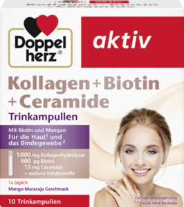 Doppelherz Kollagen + Biotin + Ceramide Trinkampullen