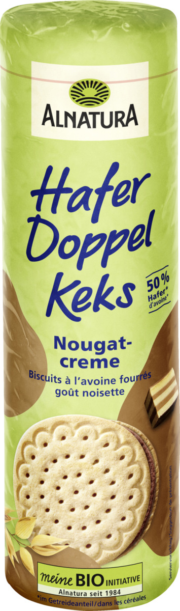 Bild 1 von Alnatura Bio Hafer Doppelkeks Nougatcreme