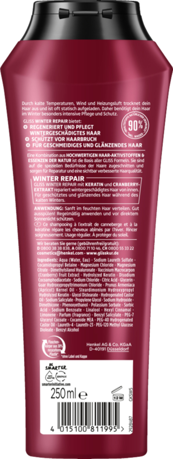 Bild 2 von Schwarzkopf Gliss Shampoo Winter Repair