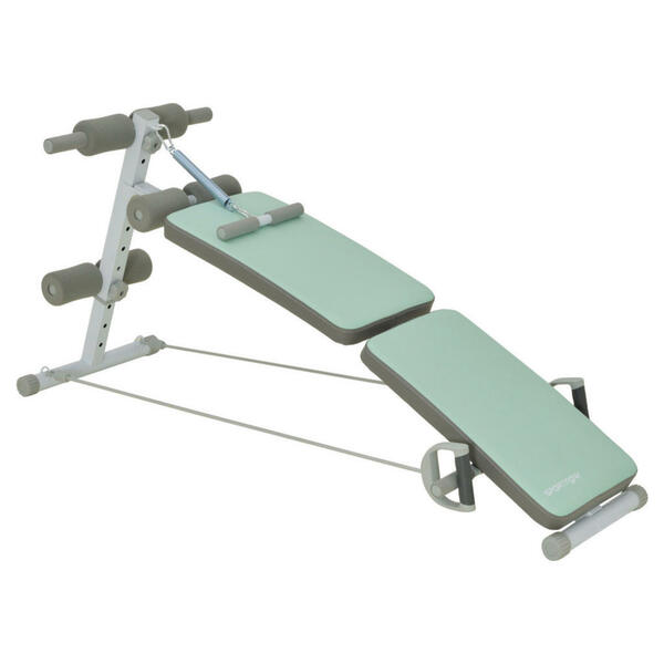 Bild 1 von SPORTNOW Sit-Up-Bank grün Stahl B/H/L: ca. 137x66x51 cm