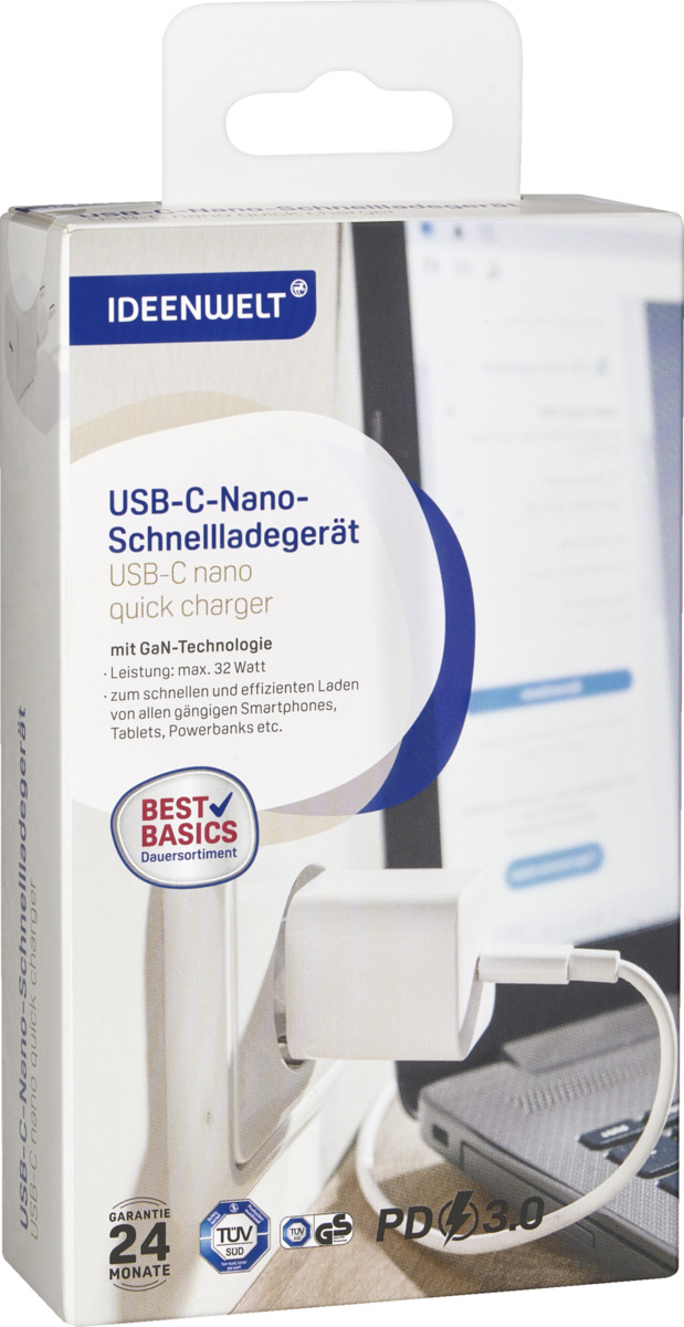 Bild 2 von IDEENWELT USB-C-Nano-Schnellladegerät