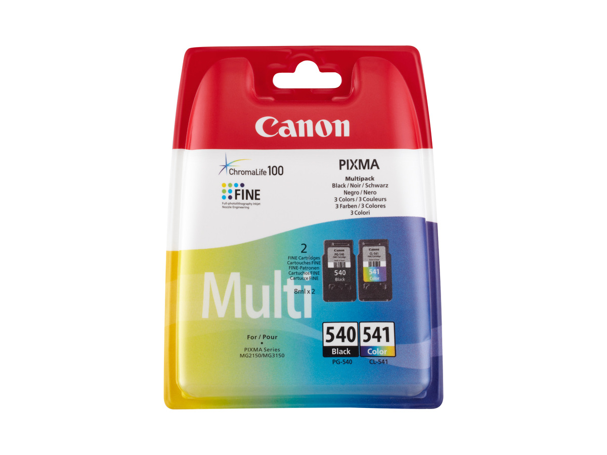 Bild 1 von Canon »PG-540/CL-541« Multipack Druckerpatronen Schwarz/Dreifarbig