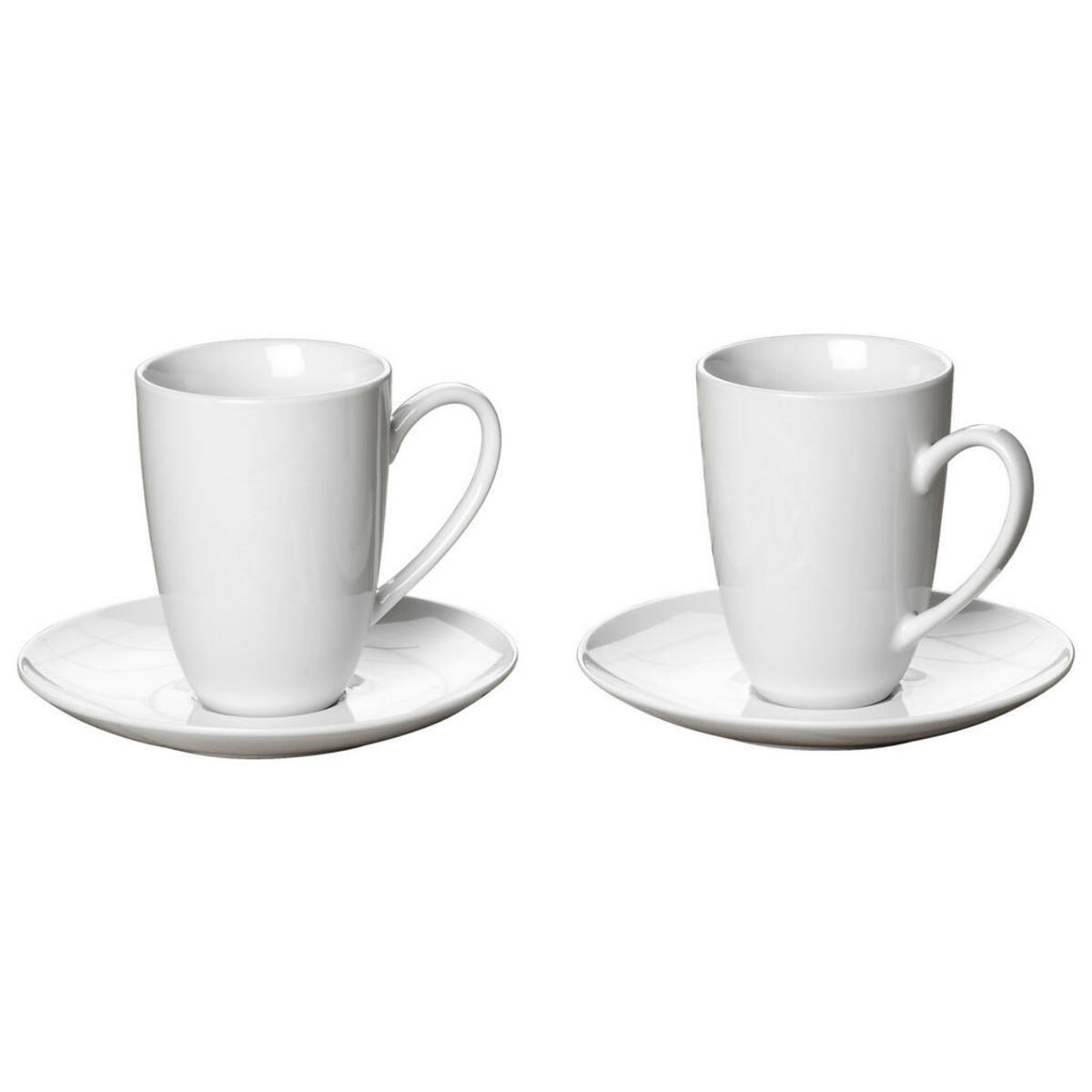 Bild 1 von Ritzenhoff & Breker Latte Macchiato-Set 4tlg. Bianco weiß Porzellan 4 tlg.