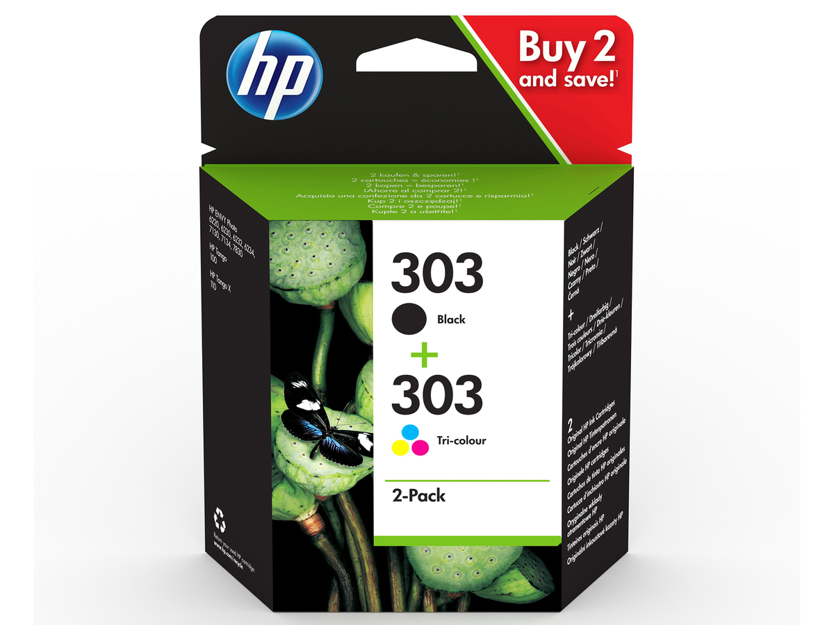 Bild 1 von HP »303« Multipack Druckerpatronen Schwarz/Dreifarbig