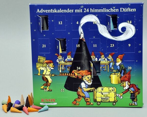 Bild 1 von KNOX Räucherkerzen - Adventskalender mit 24 himmlischen Düften