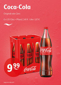 Coca-Cola Original oder Zero