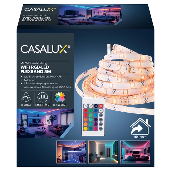 Bild 1 von CASALUX WiFi-RGB-LED-Flexband, 5 m