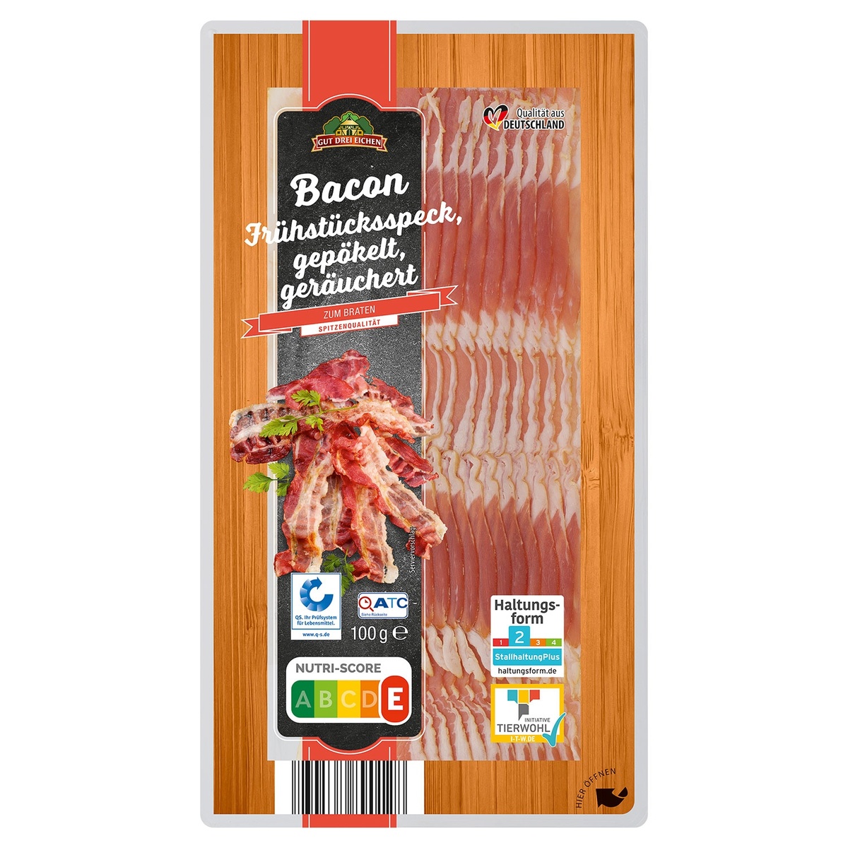 GUT DREI EICHEN Bacon 100 g von ALDI SÜD ansehen!