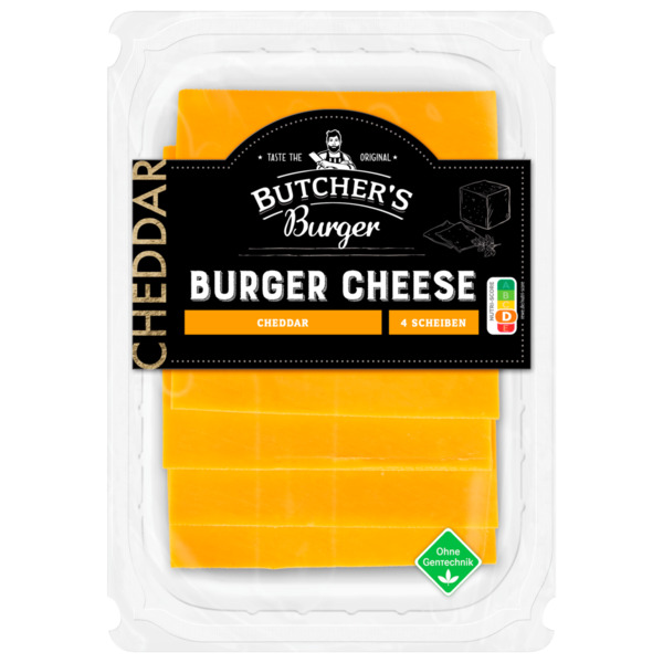 Bild 1 von Butcher's Burger Cheddar Burger Cheese 100g