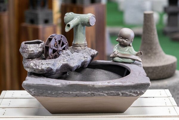 Bild 1 von IDYL Zimmerbrunnen »IDYL Zimmerbrunnen aus Keramik«