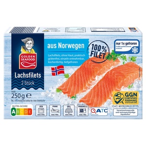 GOLDEN SEAFOOD Lachsfilets 250 g