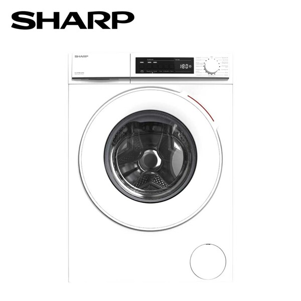Bild 1 von WASCHMASCHINE ES-NFW814CWA-DE, 8 kg, 1.400 U/Min  • Advanced Inverter Motor – Leistungsfähiger und leiser Motor mit  10 Jahren Garantie  • Steam-Option – Tiefenreinigung durch Dampf mit spez