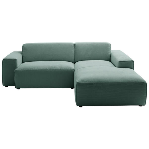 Bild 1 von Pure Home Lifestyle Ecksofa, Grün, Textil, 3-Sitzer, Ottomane rechts, L-Form, 228x189 cm, Blauer Engel, Goldenes M, Oeko-Tex® Standard 100, DGM-Klimapakt, DGM-Emissionslabel, Typenauswahl, Lederaus