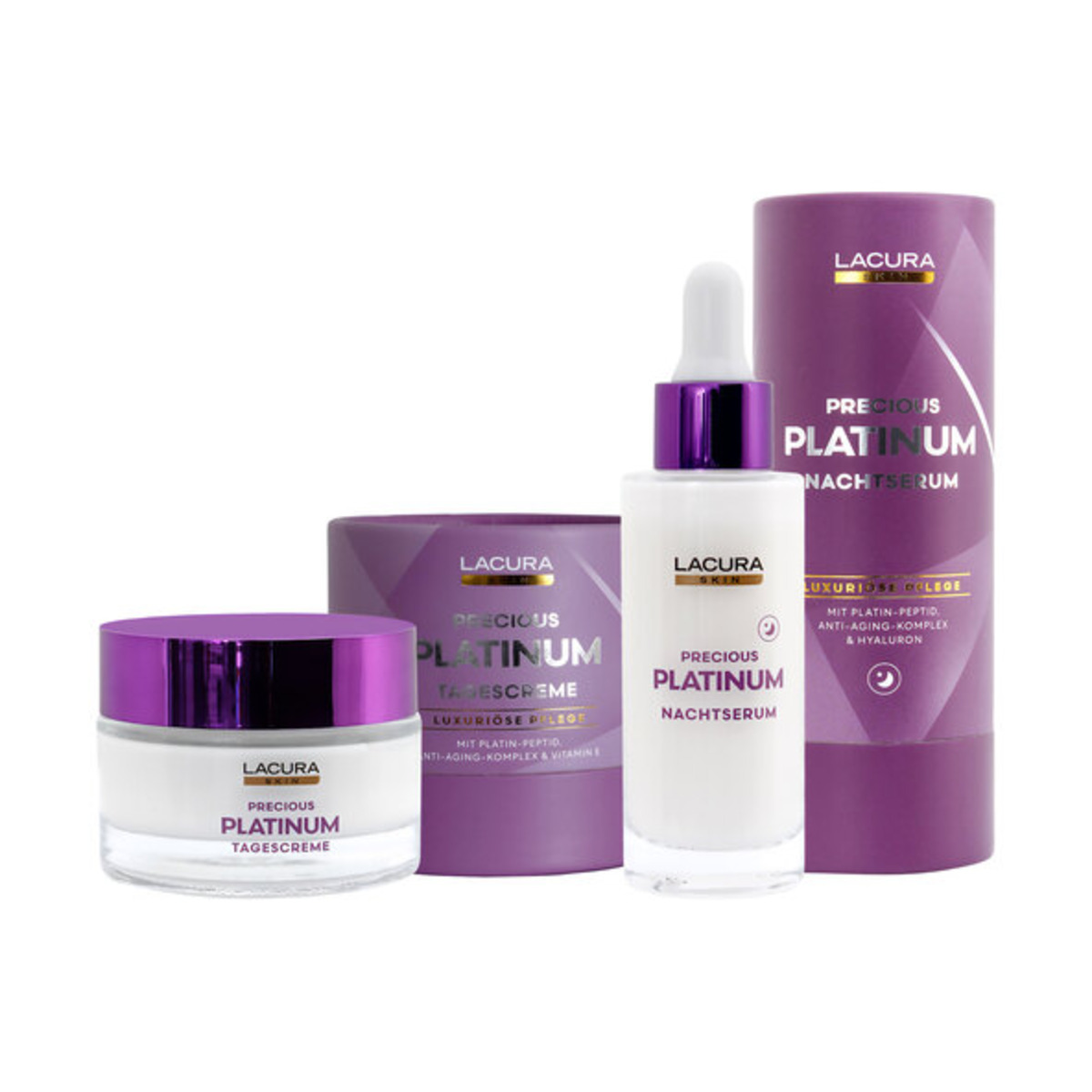 Bild 1 von Platinum Serie Tagescreme + Nachtserum (1 x 50ml / 1 x 30ml = 80ml)