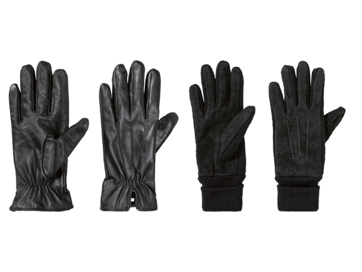 Bild 1 von esmara® Damen Lederhandschuhe, mit wärmendem Textilfutter