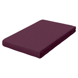 Schlafgut Spannbetttuch Pure, Lila, Textil, 180-200 cm, Grüner Punkt, Textiles Vertrauen - Oeko-Tex®, Hohenstein, AZO-frei, Oeko-Tex® Made IN Green, bügelfrei, weich und anschmiegsam, perfekter S