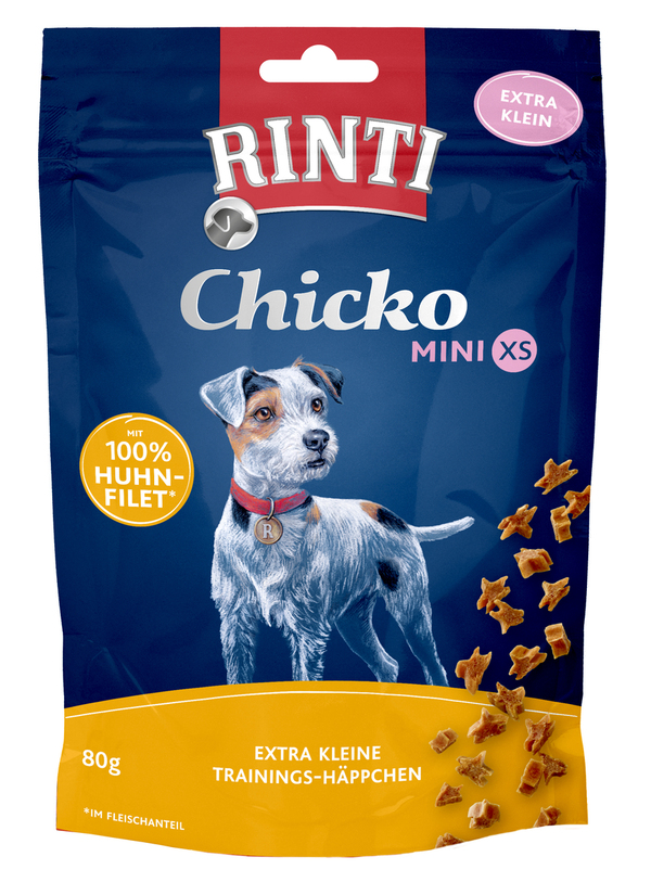 Bild 1 von RINTI Chicko Mini XS Huhn 12x80g