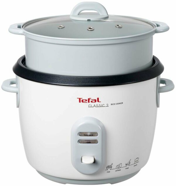 Bild 1 von Tefal Reiskocher RK1011, 600 W, 10 Tassen Kapazität (5 L), automatische Warmhaltefunktion, Dampfkorb