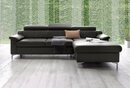 Bild 1 von Exxpo - sofa fashion Ecksofa Florenz, mit Kopfteilverstellung, Schwarz