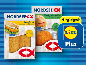 Nordsee MSC Backfisch/Fischfrikadellen, 
         208/184 g