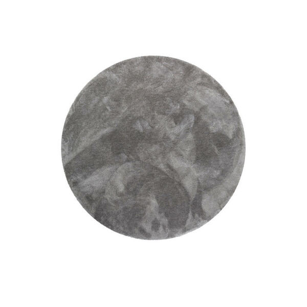 Bild 1 von Esprit Hochflorteppich Esprit, Grau, Textil, Uni, rund, Textiles Vertrauen - Oeko-Tex®, für Fußbodenheizung geeignet, in verschiedenen Größen erhältlich, Fasern thermofixiert (heatset), pflegel