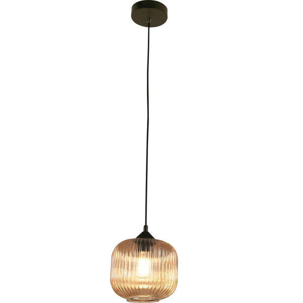 Bild 1 von Fabas Luce Pendelleuchte Dock, Schwarz, Metall, Glas, 200 cm, ISO 9001, höhenverstellbar, Lampen & Leuchten, Leuchtenserien