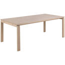Bild 1 von Mid.you Esstisch, Weiß, Holz, Eiche, furniert,massiv, rechteckig, eckig, 100x75 cm, Esszimmer, Tische, Esstische