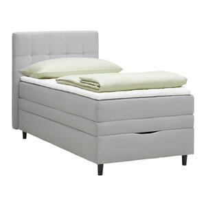 Boxspringbett Miami in Grau ca. 100x200cm, Grau