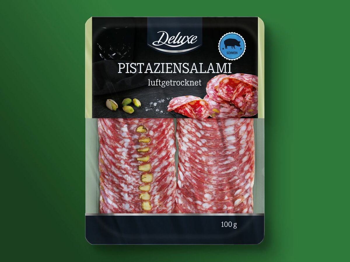Bild 1 von Deluxe Pistaziensalami, 
         100 g