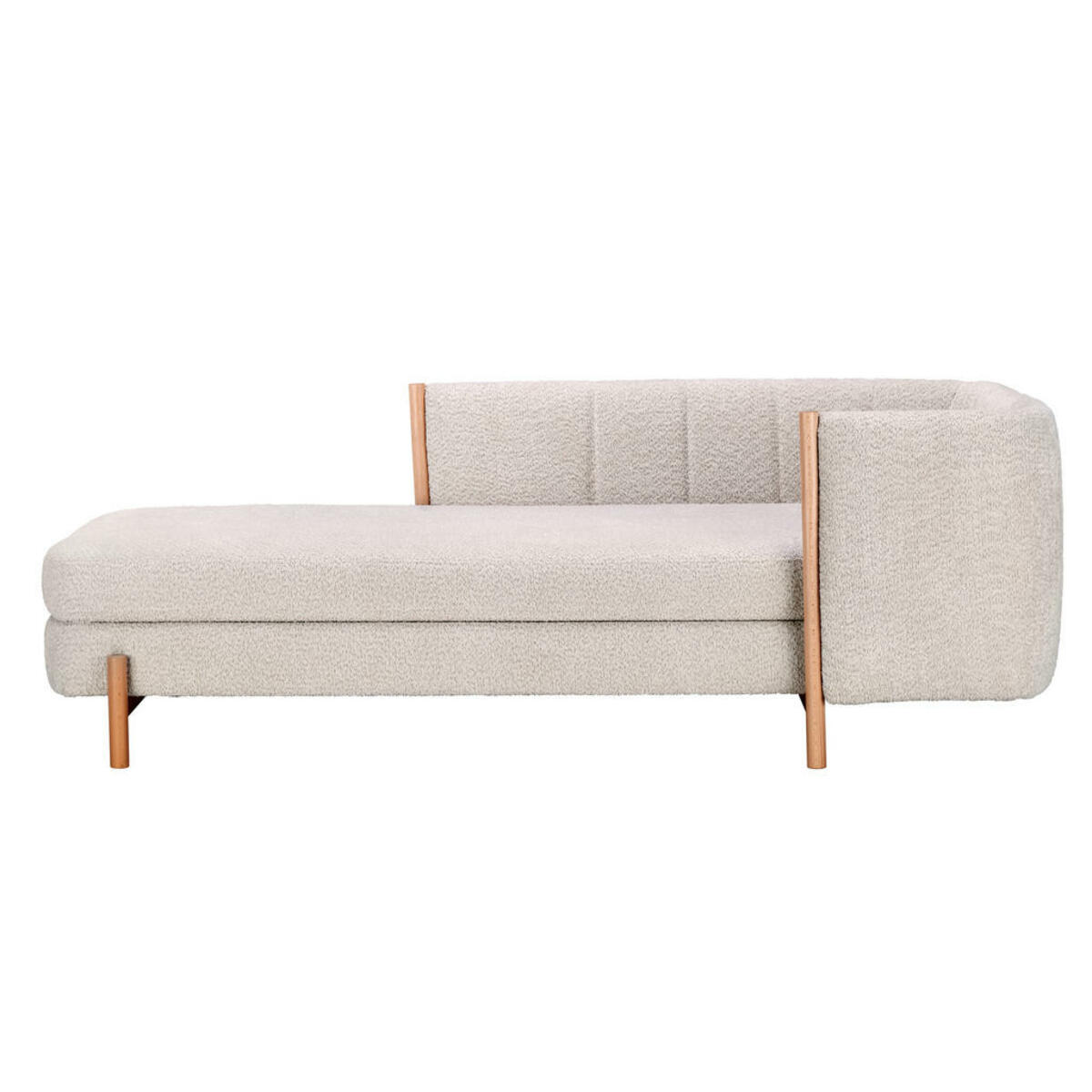 Bild 1 von Niels Andersson Récamiere Majka, Creme, Textil, Buche, 216x90x109 cm, Stoffauswahl, seitenverkehrt erhältlich, Wohnzimmer, Sofas & Couches, Sofas, Recamieren