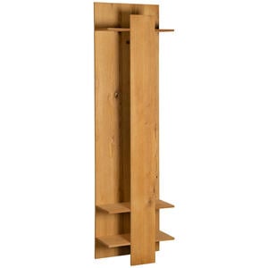 Mid.you Garderobe, Eiche, Holz, 100-teilig, Eiche, furniert, 3 Fächer, 55x29x199 cm, Bsci, Garderobe, Garderoben-Sets