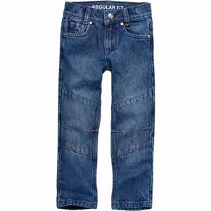 Kinder Jeans doppeltes Knie Regular Fit, Unisex Blau