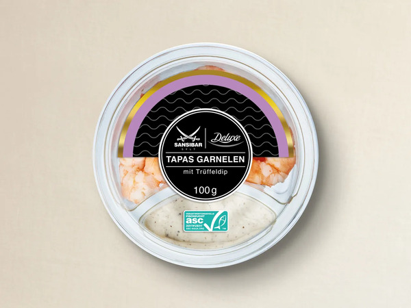 Bild 1 von Sansibar Deluxe ASC Tapas Garnelen, 
         100 g