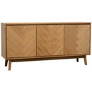 Bild 1 von Mid.you Sideboard, Eiche, Holz, Eiche, furniert, 3 Fächer, 150x75x40 cm, Schlafzimmer, Schlafzimmer Kommoden